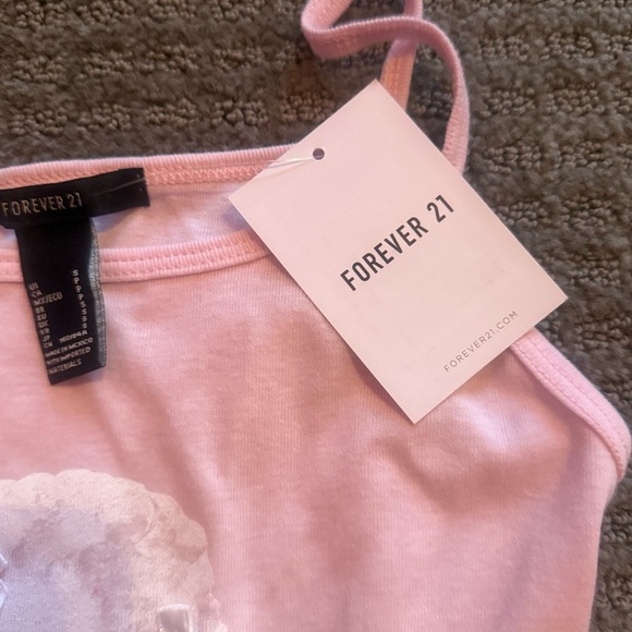 Forever 21 Light Pink Camisole with Lamb - Picture 2 of 4